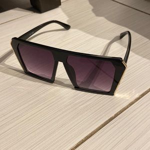 Funky oversized square glasses